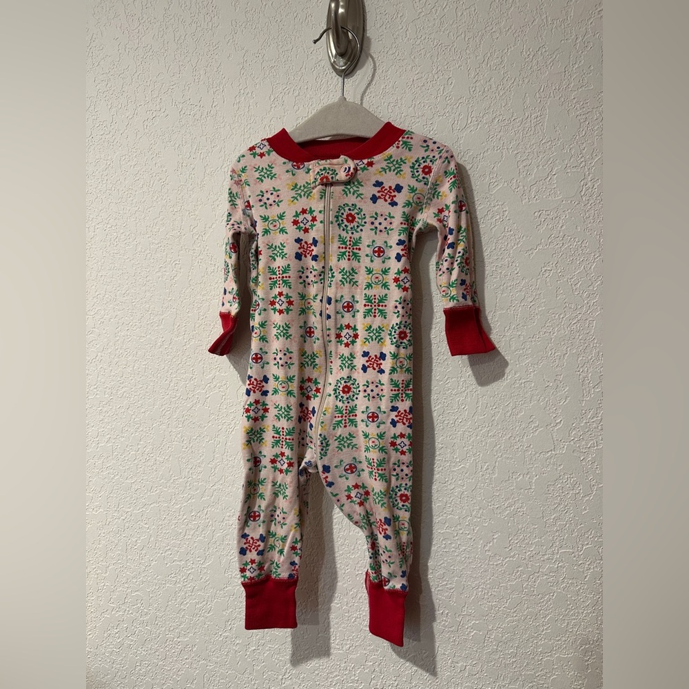 Hanna Andersson Colorful Floral Kids Footie